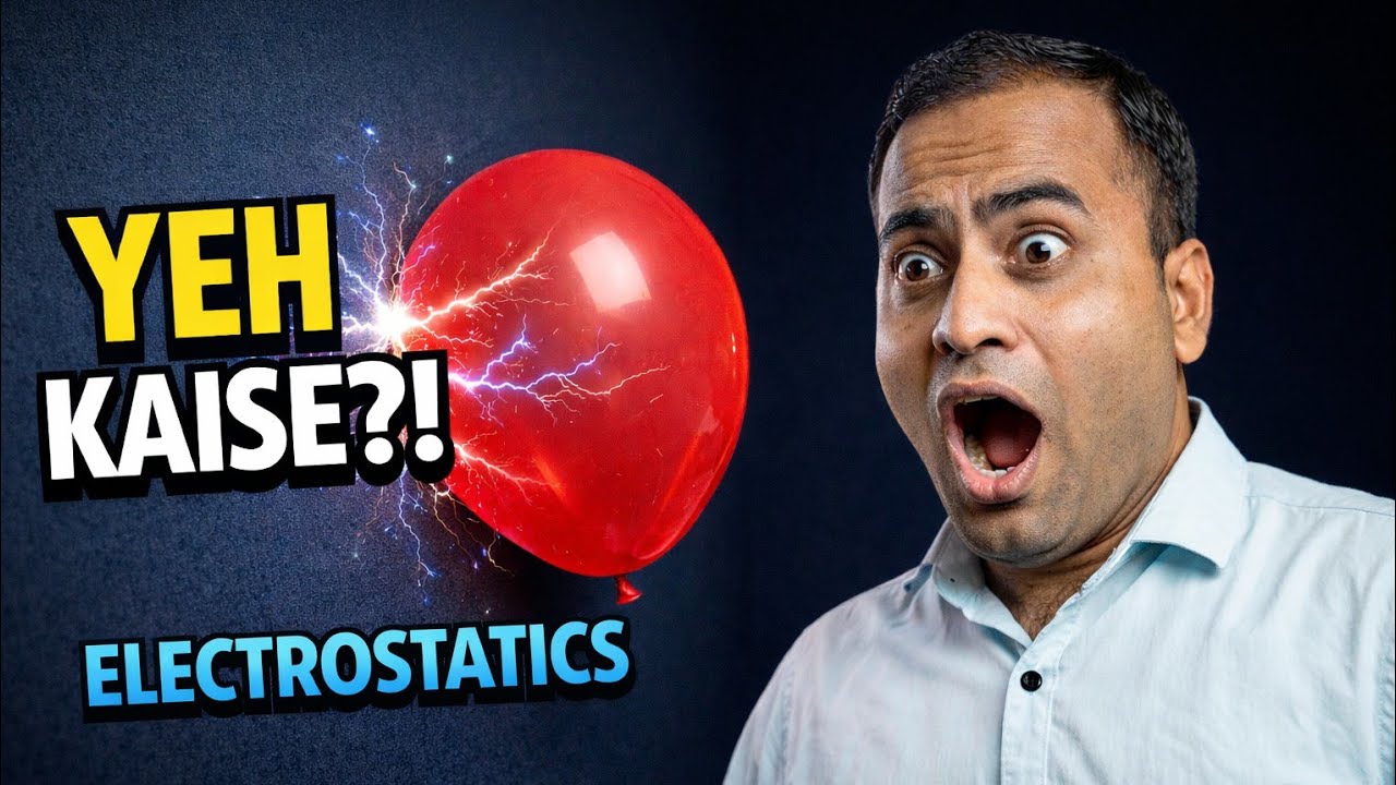 Balloon se Electricity? 😱 | Electrostatics Full Concept in 6 Minutes ⚡