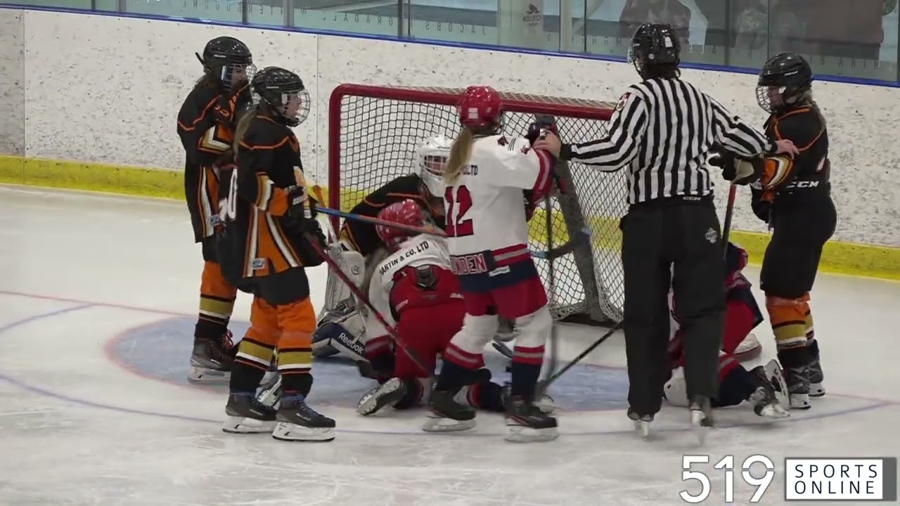 Under-13 Girls Hockey - Huron Heat vs Woolwich Wild