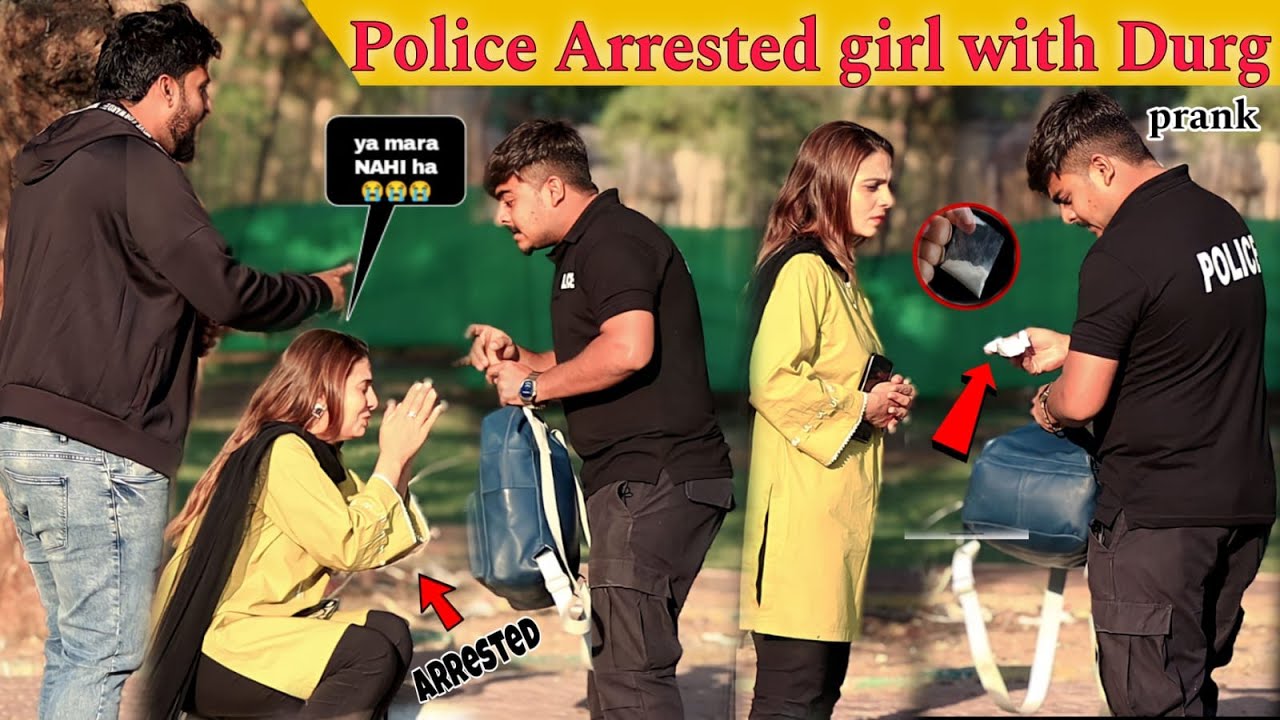 Police Arrested Girl With Drug Prank | Prank In Pakistan | The Crazy Legend