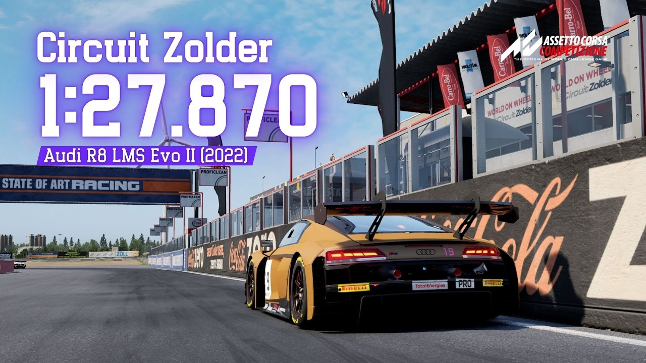 Circuit Zolder(졸더르) Audi R8 LMS evo II 1:27.870 [아세토코르사 컴페티치오네]