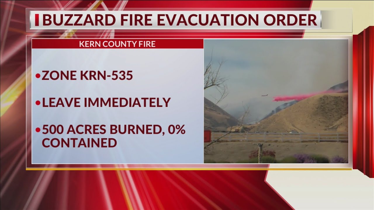Buzzard Fire prompts evacuation order