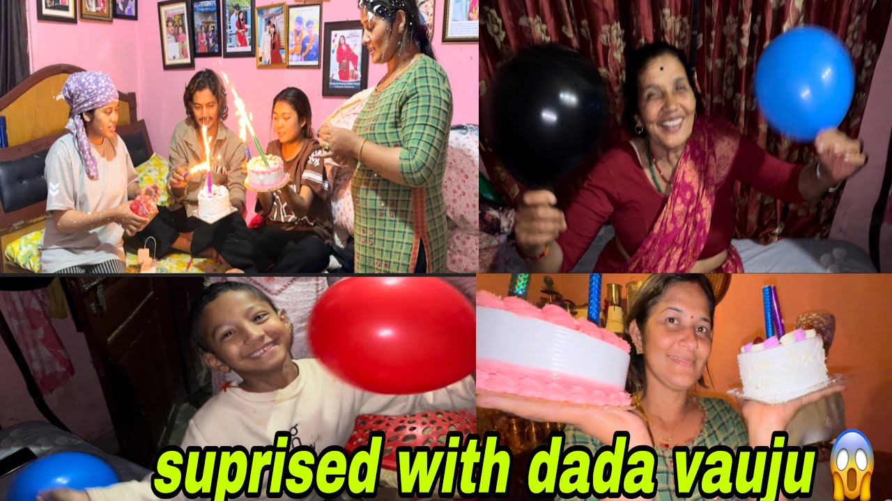 sabai jana vayo r ritko 12 buja vauju dailai surprise daye 😱Aama kina basani vayo n 🥹⁉️