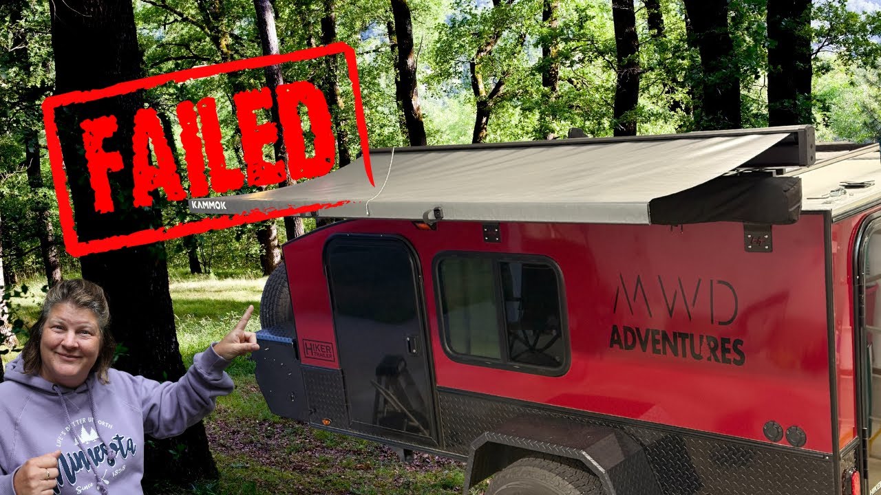 Our new Kammok Awning is broken already!!