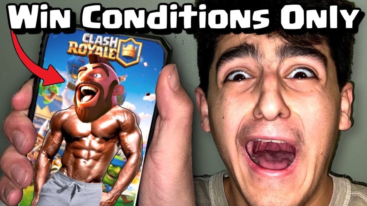Я победил Clash Royale, только используя условия победы