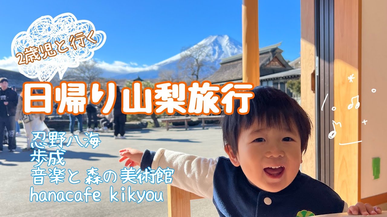 【弾丸】日帰り山梨旅行vlog