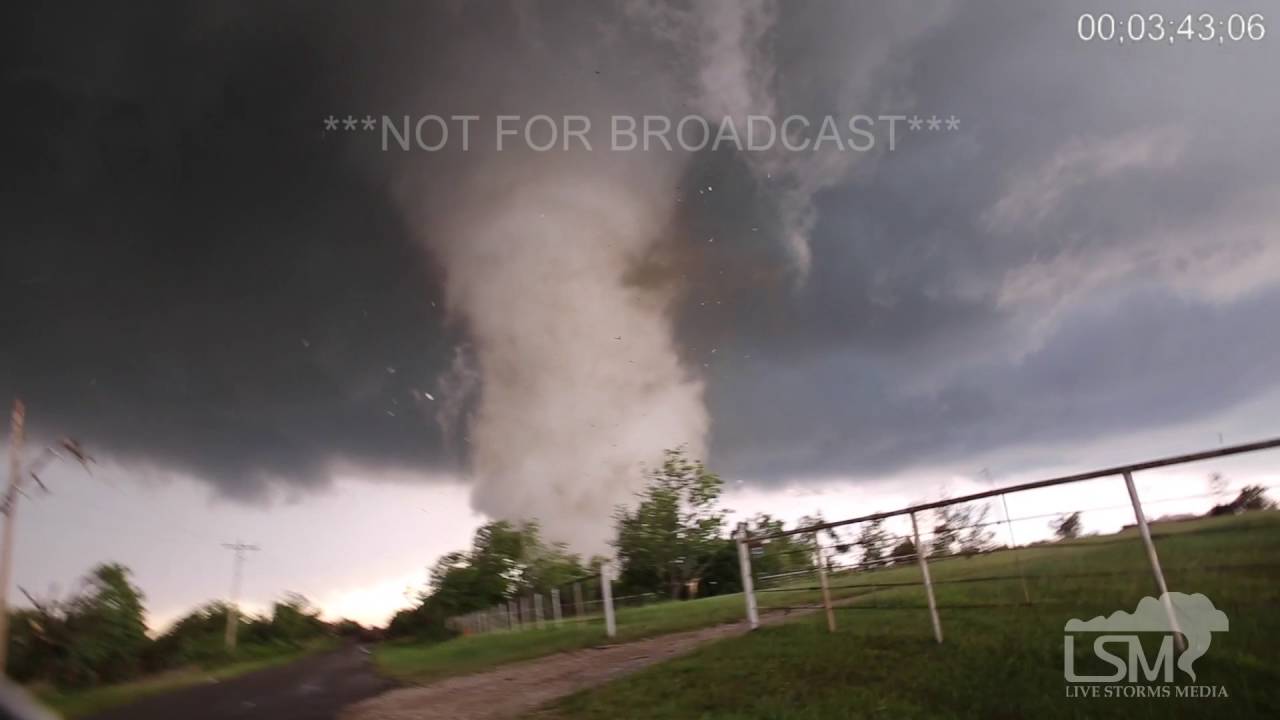 5-9-16  Elmore City to Katie, Oklahoma Drillbit VIOLENT Tornado