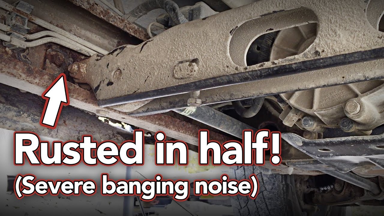 How to replace torsion bar mounts - Loud banging noise under truck - FIXED! - Silverado - Sierra