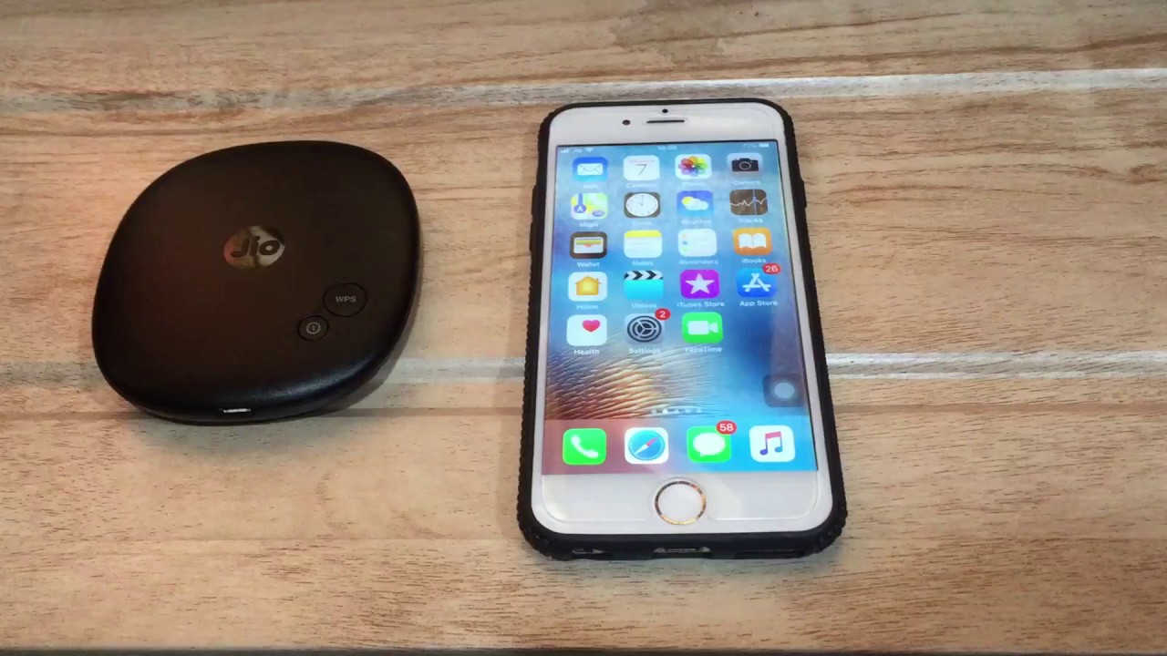 how to check jiofi 4 data in your i phone