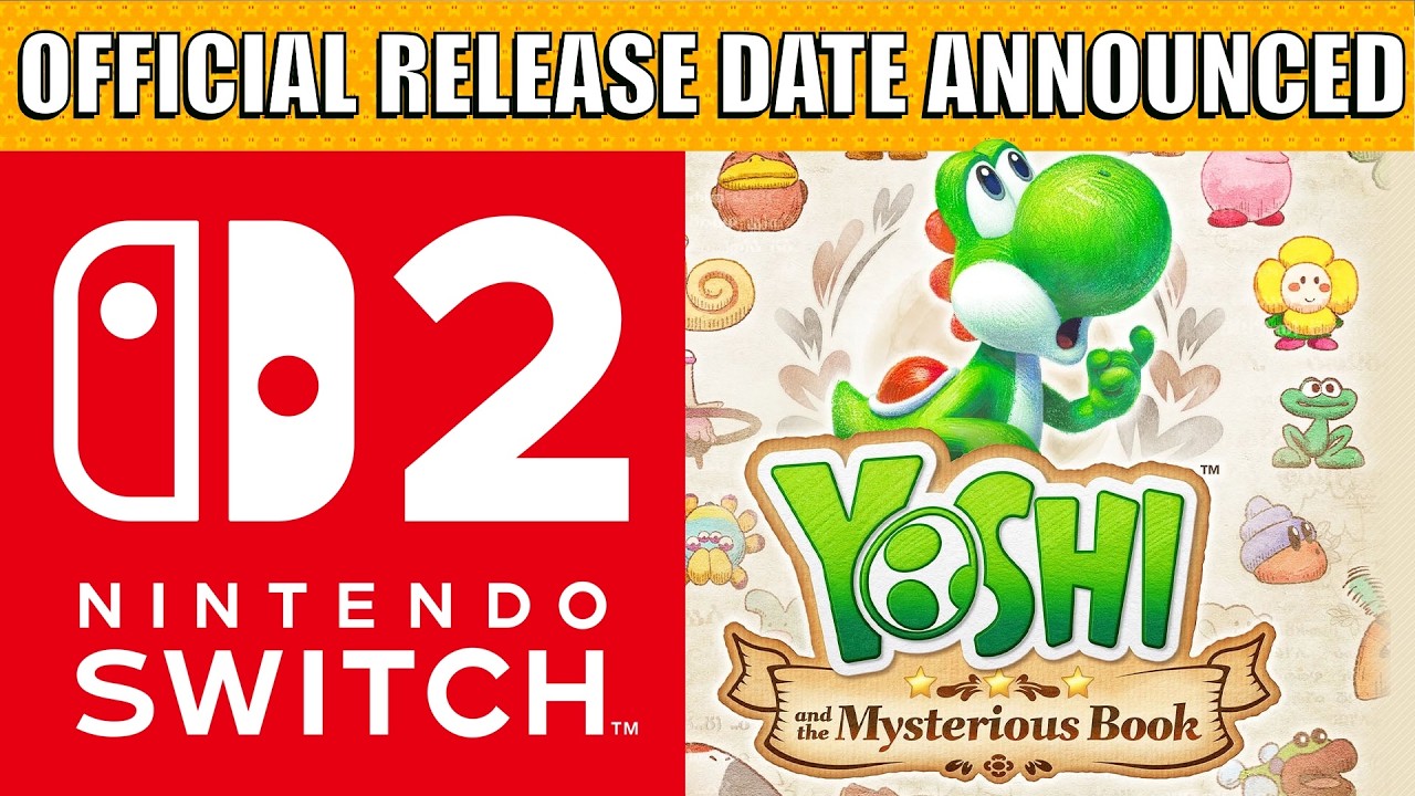 Объявлена ​​официальная дата выхода игры Yoshi & The Mysterious Book.