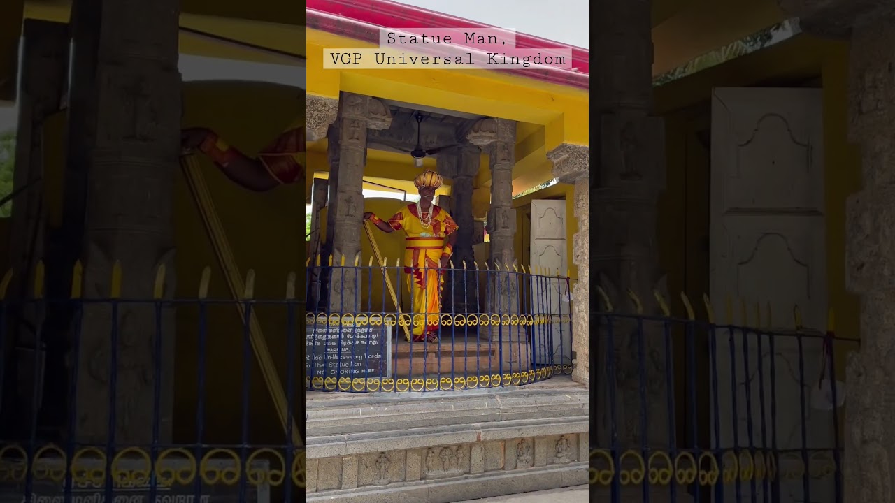 VGP Universal Kingdom  | Statue Man | Chennai #vgp #vgpuniversalkingdom #statueman