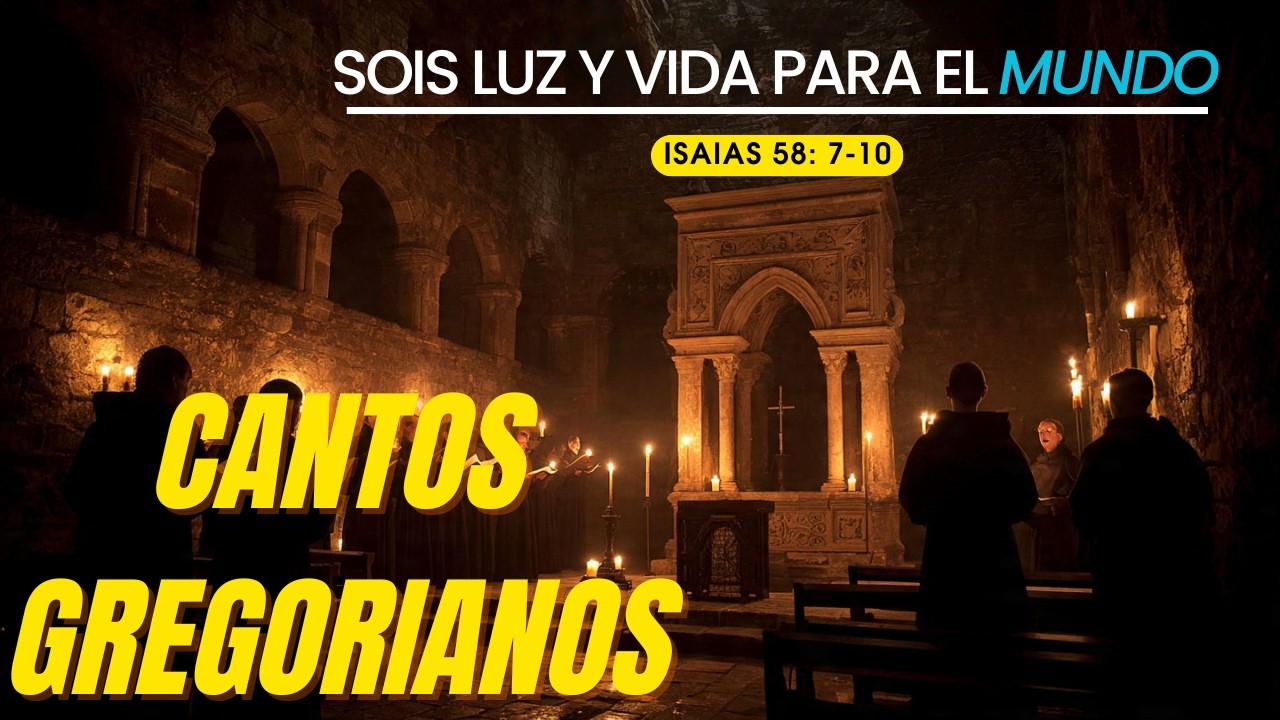 CANTO GREGORIANO|SOIS LUZ PARA EL MUNDO #cristo #santavirgen #dios #gospelmusic #fe #youtube #amor