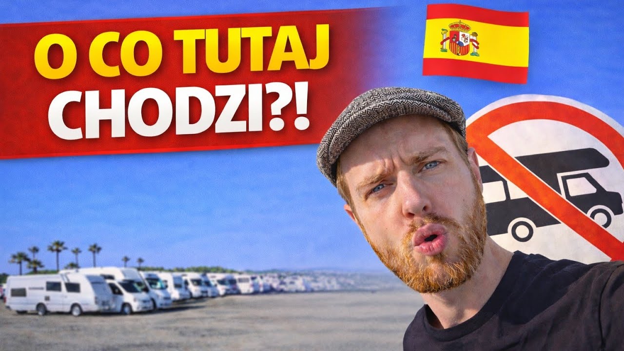 Pod ZAKAZEM stoi 30 kamperów 😳 Hiszpański absurd na żywo