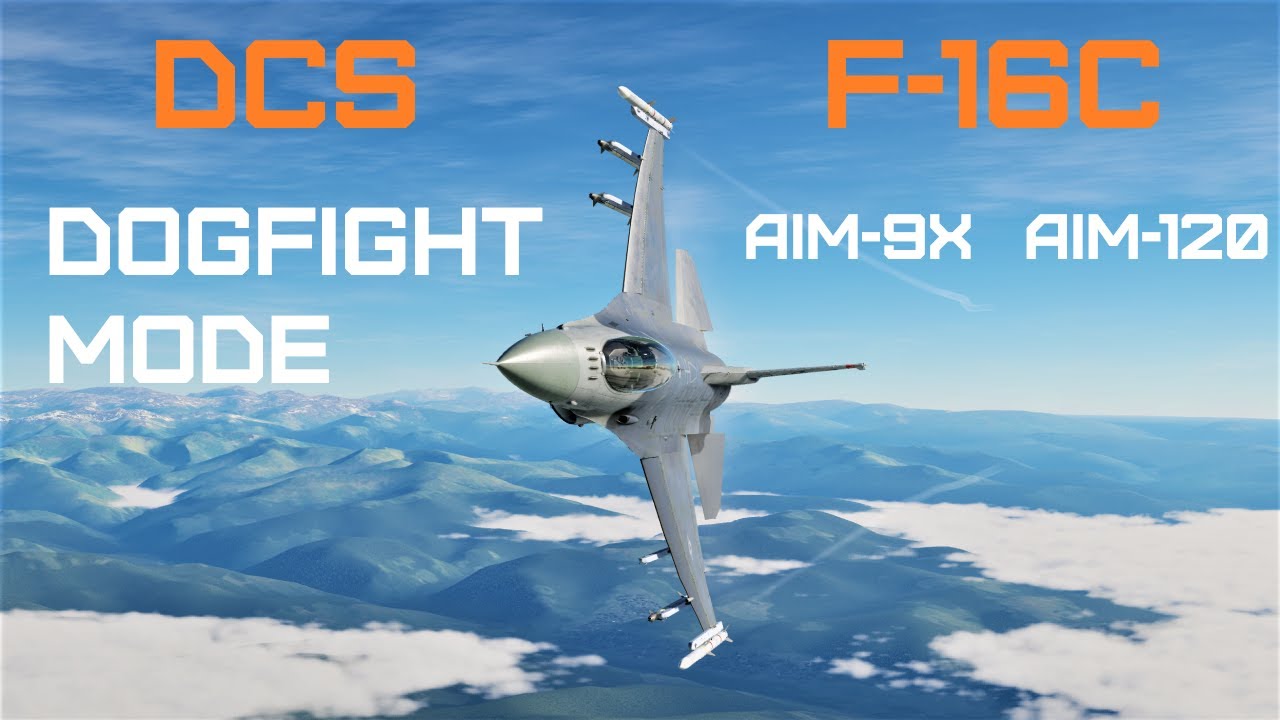 Режим воздушного боя F-16C AIM-9X и AIM-120 | Учебное пособие по DCS