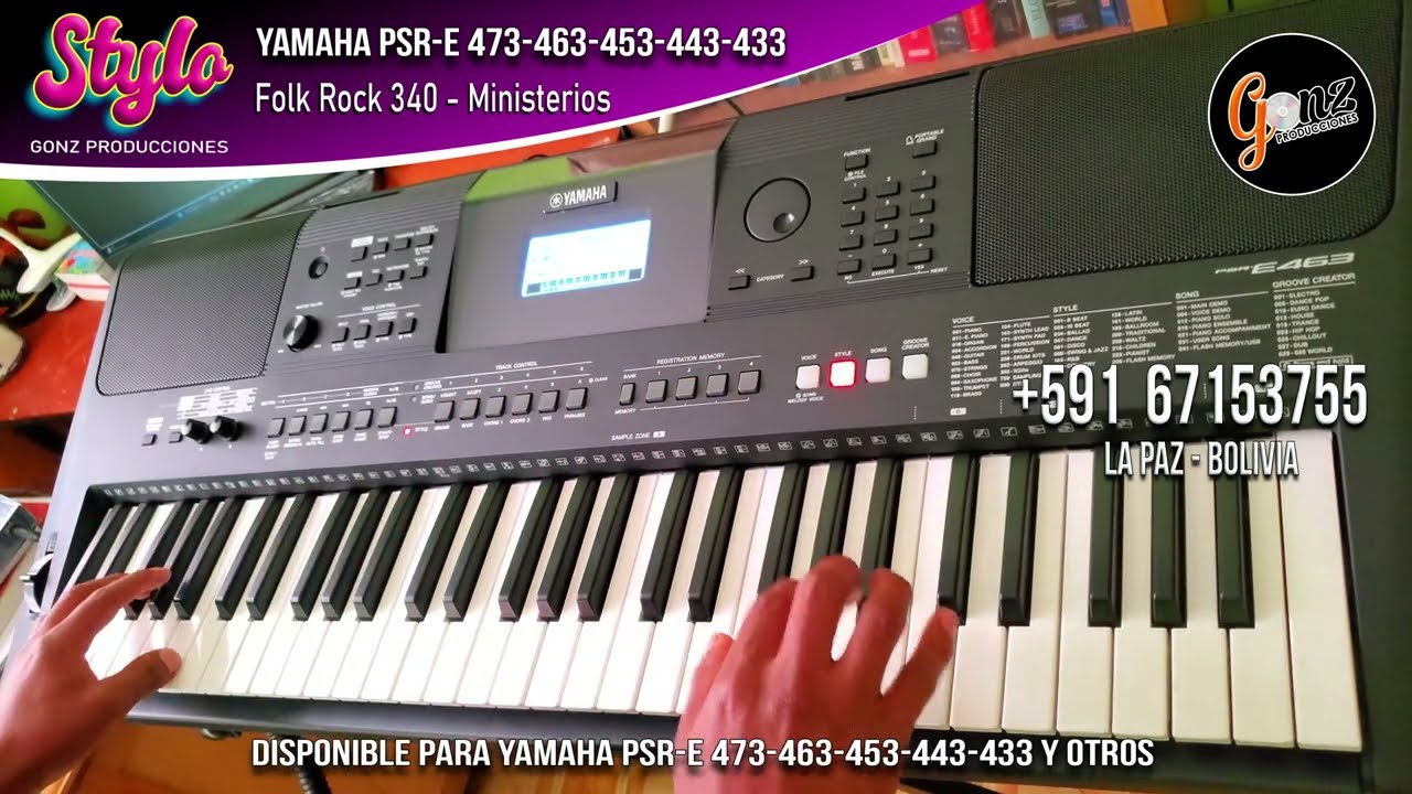 folk Rock / Yamaha Psr-E 463