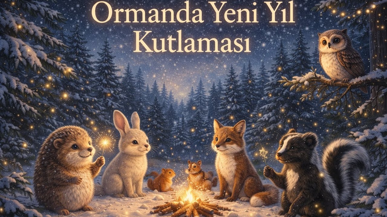Ormanda Yeni Yıl Kutlaması / Yeni Yıl /. Uykudan Önce Sakin Masallar