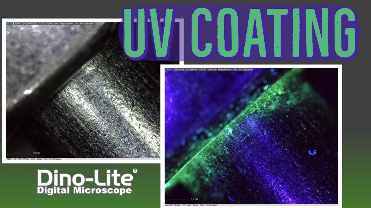 UV Coating Inspection with Dino-Lite Digital Microscope
