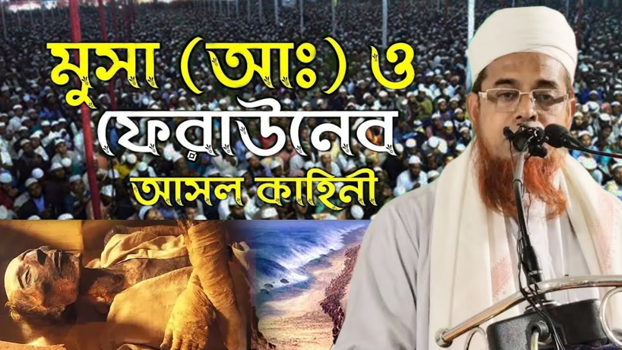 মুসা নবী ও ফেরাউনের কাহিনী //musa nobir waz // হারুন রসিদ সাহেব