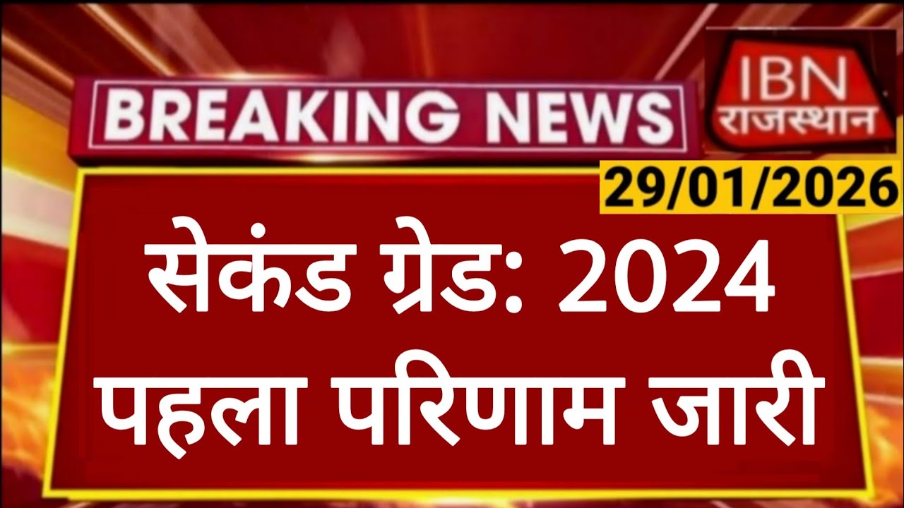 RPSC 2nd Grade Result | पहला परिणाम जारी | राजस्थान लोक सेवा आयोग | RPSC REET RSSB 