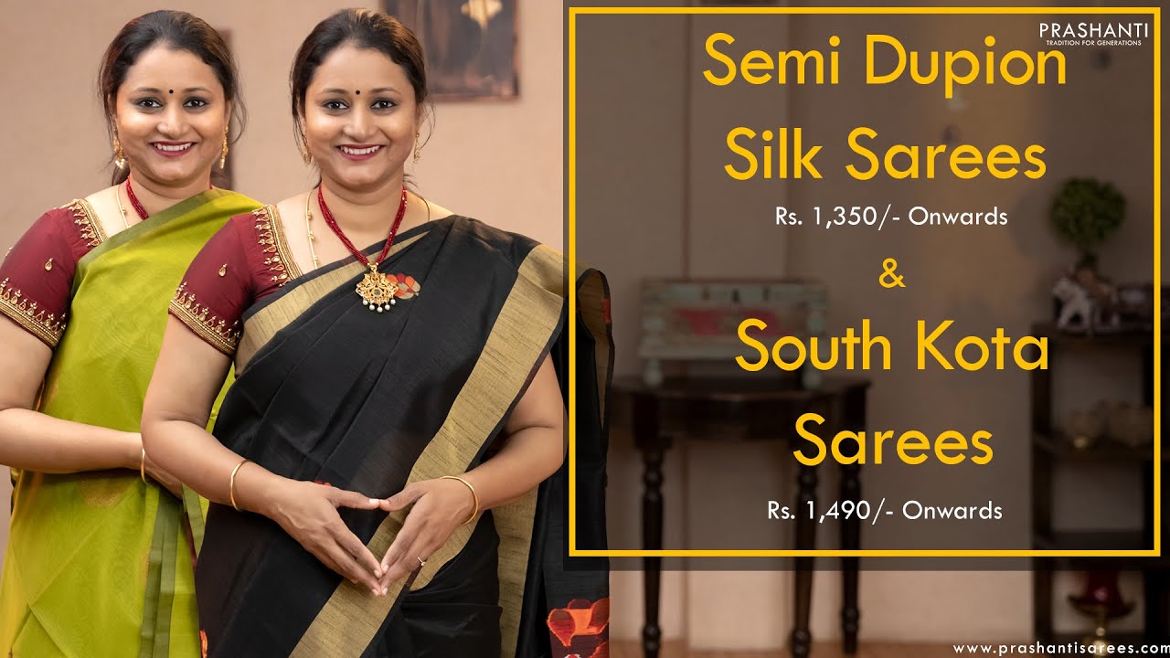 Semi Dupion Silk Sarees & South Kota Sarees | Wedtree Return Gifts Under Rs.99/- | 29 July 2022