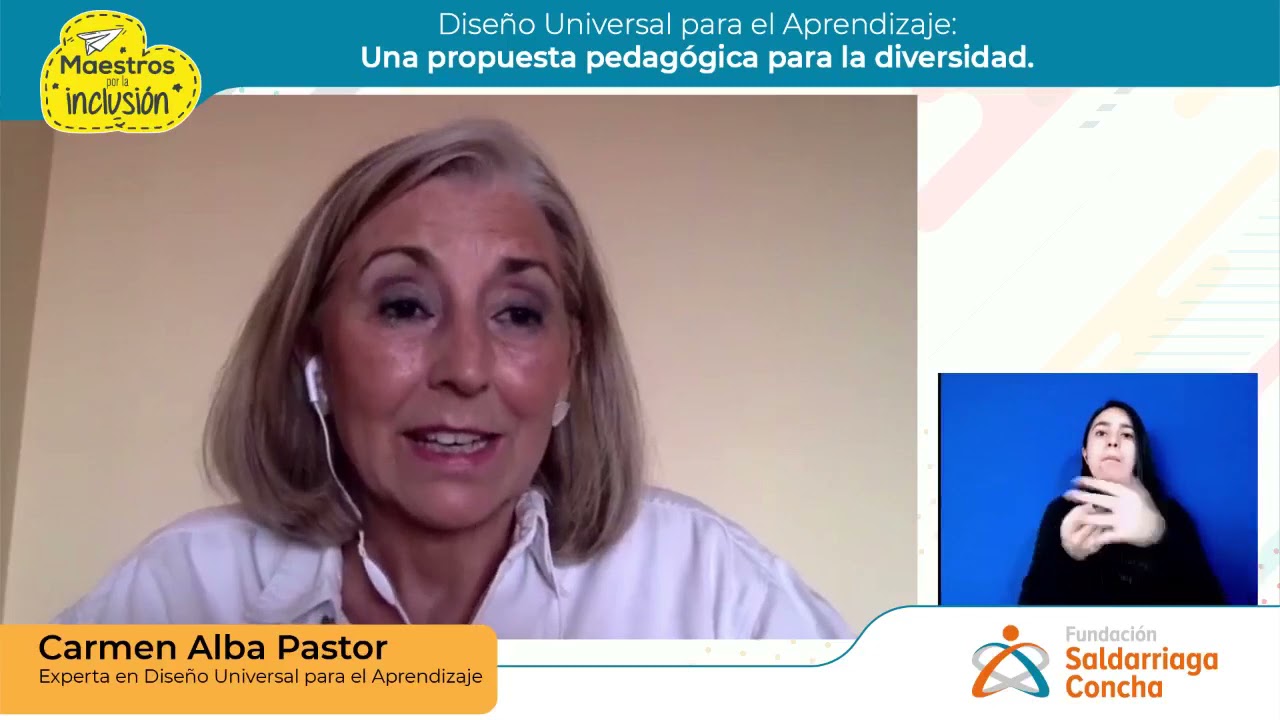 #FacebookLive con Carmen Alba Pastor,  sobre Diseño Universal para el Aprendizaje DUA