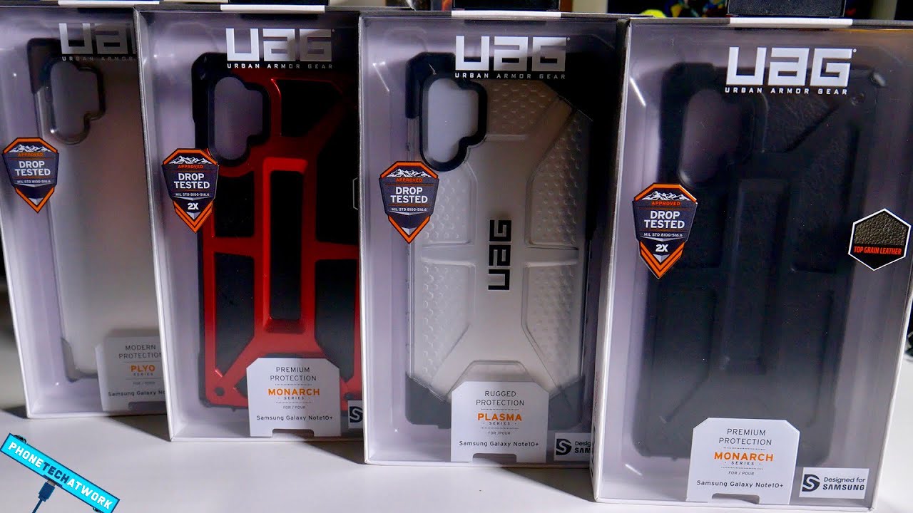 UAG Samsung Galaxy Note 10 Plus Lineup! Plyo/Monarch/Plasma!