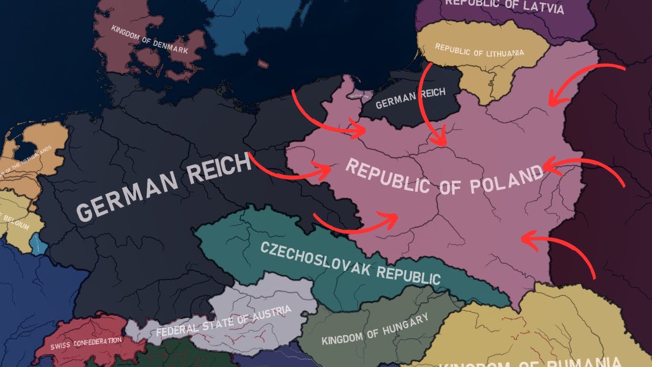 What if Poland got attacked in 1936? - HOI4 Timelapse