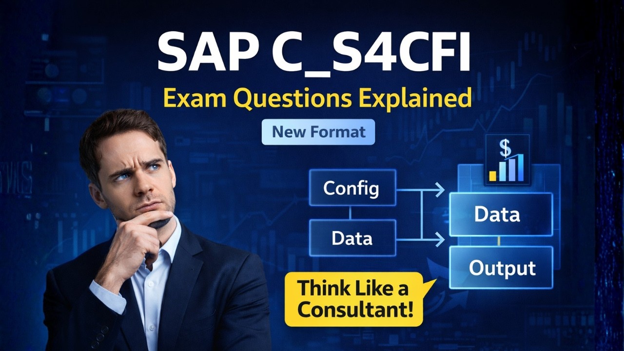 SAP C_S4CFI Exam Questions Explained (New SAP Exam Format)