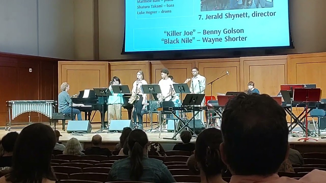 Black Nile, Wayne Shorter. UNC Chapel Hill Summer Jazz Workshop 2023. Jerald Shynett's Ensemble