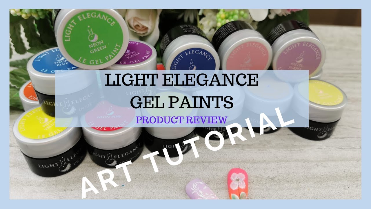 LE Gel Paints Review |  Art Tutorial