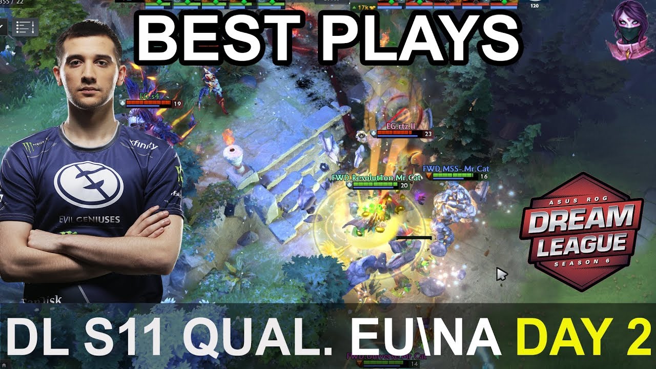 DreamLeague S11 Major BEST PLAYS Qualifier EU\NA Day 2 Highlights Dota 2 Time 2 Dota #dota2