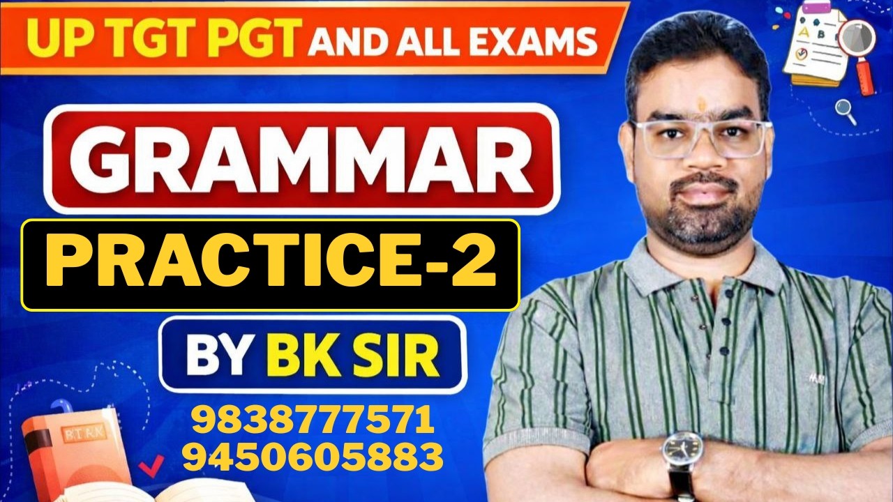 UP TGT PGT ENGLISH GRAMMAR | ENGLISH GRAMMAR PYQ+MCQ | UP TGT PGT 2026