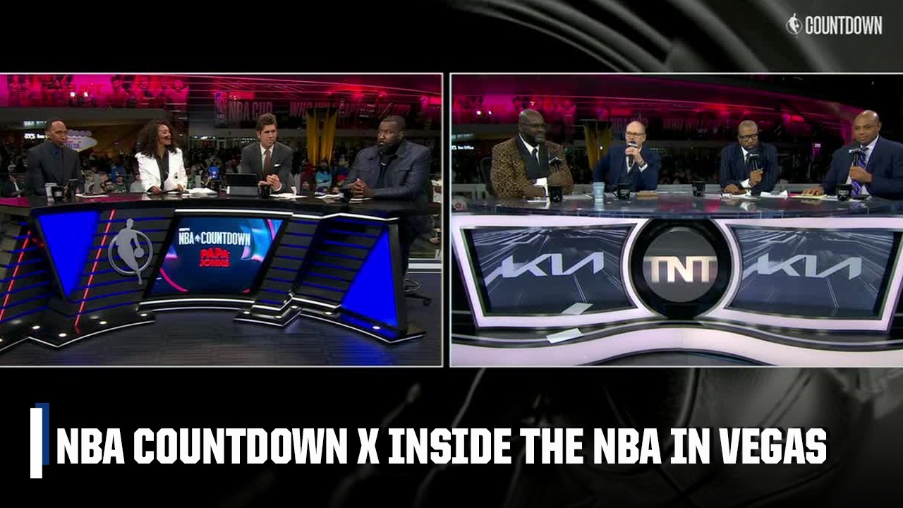 Inside The NBA joins NBA Countdown in Las Vegas at the NBA Cup 🍿