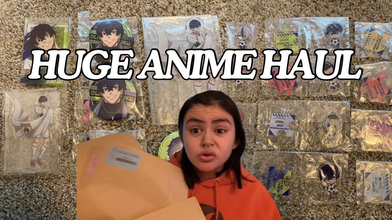 HUGE ANIME MERCH HAUL (BLUE LOCK)