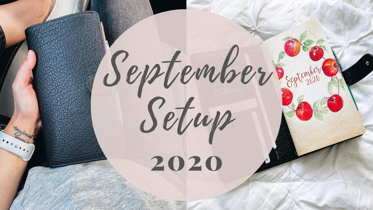 September 2020 Planner Setup in a VDS Custom Nomad | The Pixie Planner