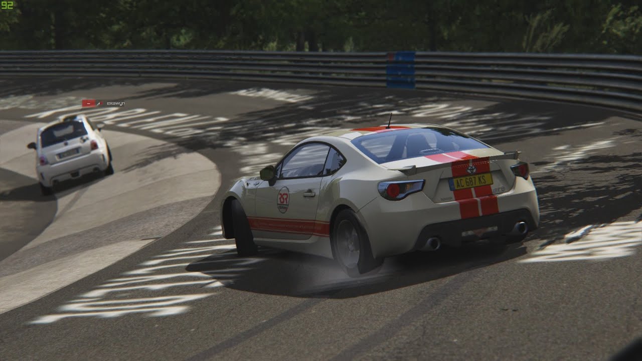 AC | Toyota GT86 chasing Abarth 500 EsseEsse @Nordschleife