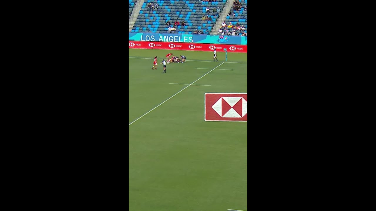 HUGE HIT 💥 #Rugby #HSBCSVNS #Shorts