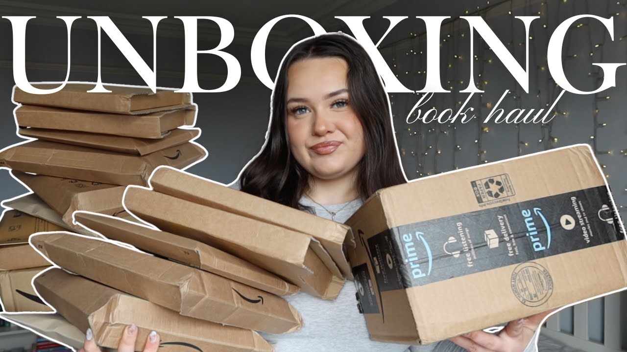 HUGE unboxing book haul 📦 | celestial & witchy fantasy + romance books! 📖🧚🏻&zwj;♀️💌