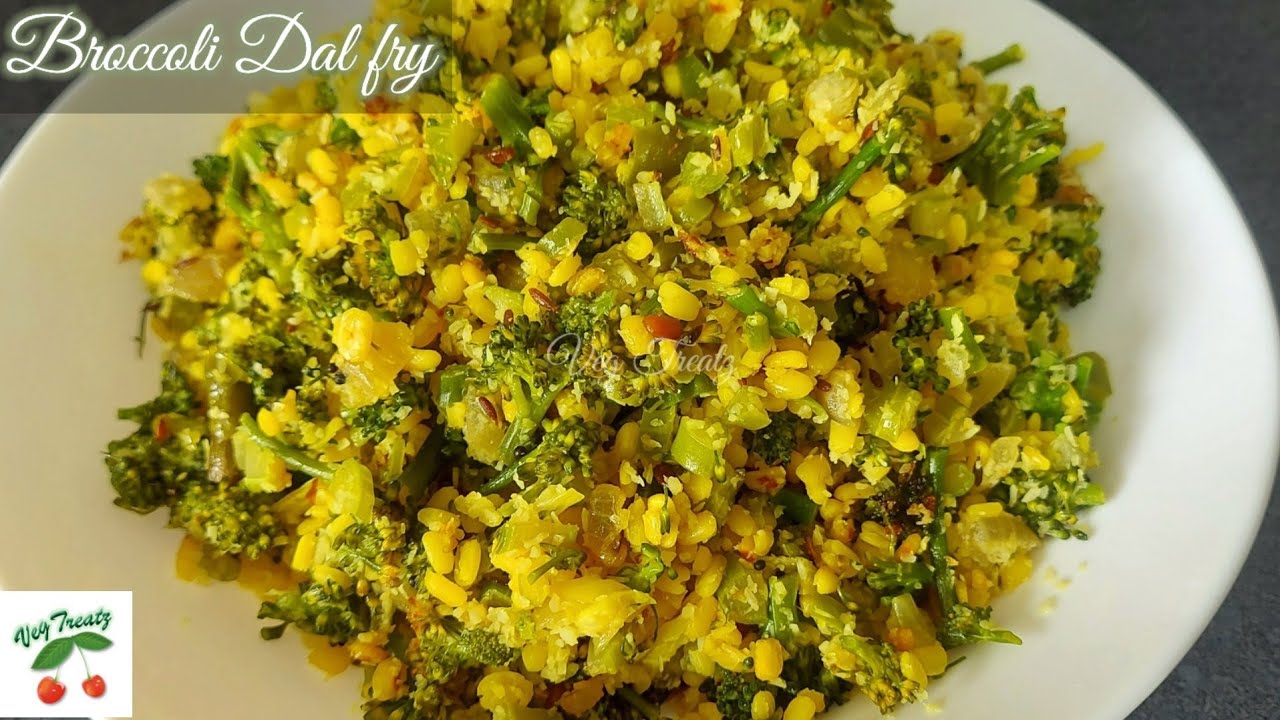 Broccoli Dal Fry Recipe | Broccoli Indian Style by Veg Treatz