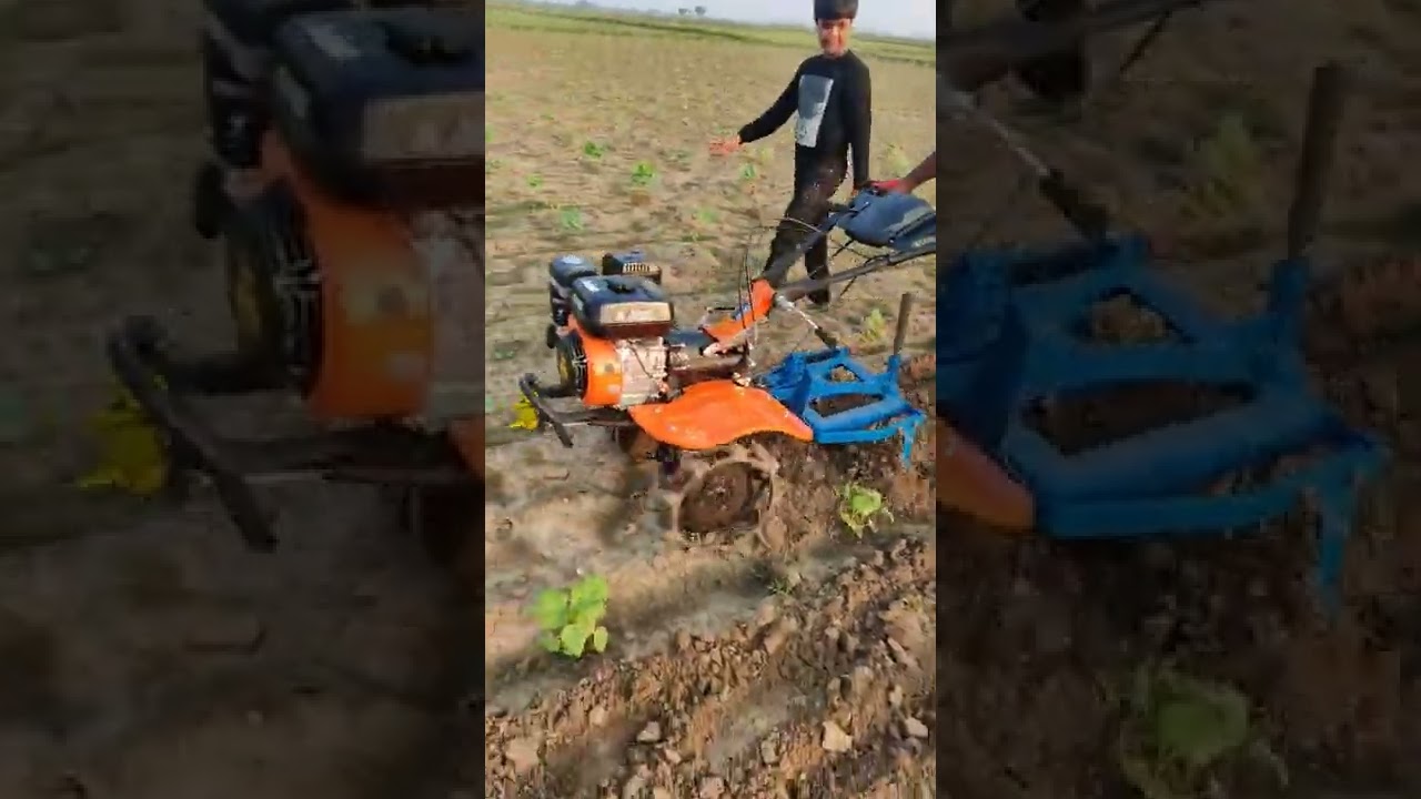 9032519330. Kisan Choice 7HP Power Weeder with Attachments.