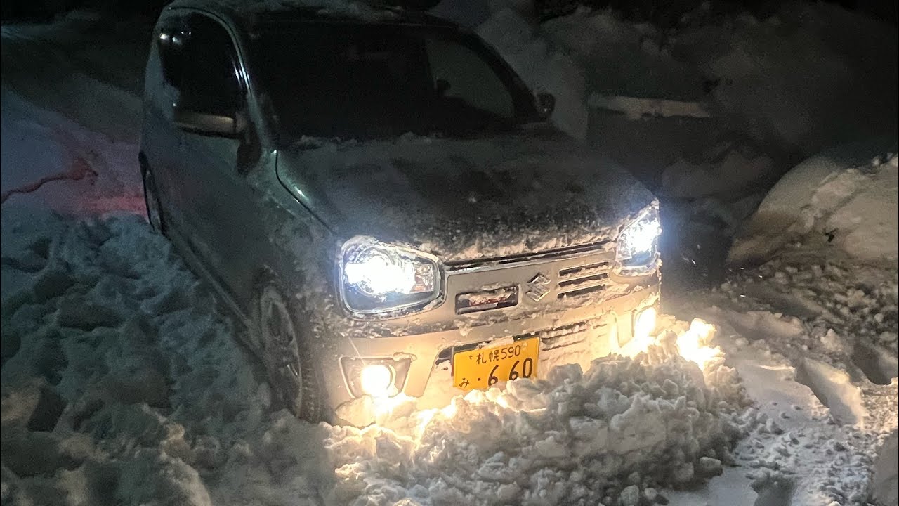 悪夢？正夢？再びワークス君で除雪。