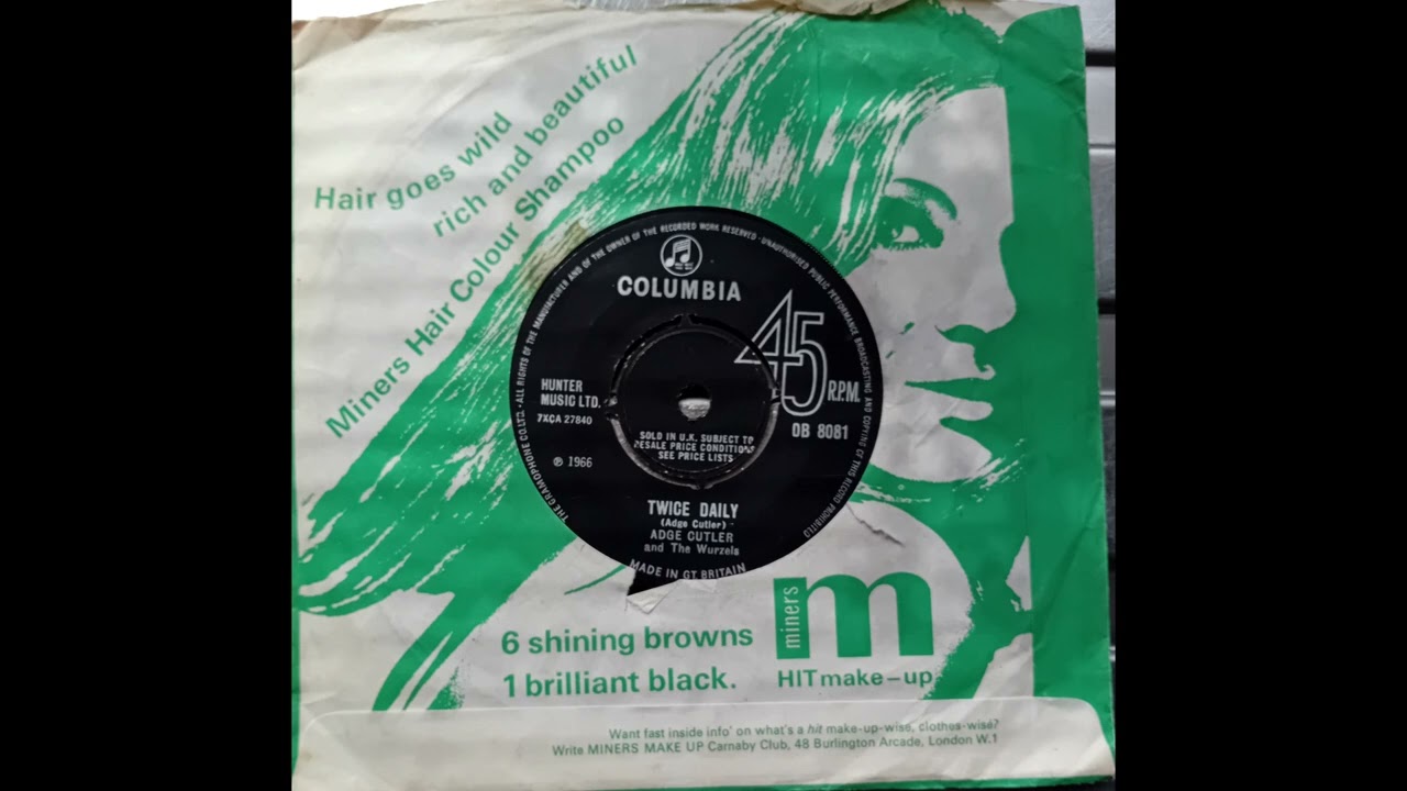 Adge Cutler and The Wurzels - Twice Daily (1966 Columbia DB 8081 b-side) Vinyl rip