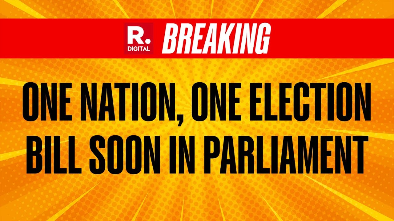 Breaking News: One Nation, One Election Bill to Be Presented in Parliament Soon