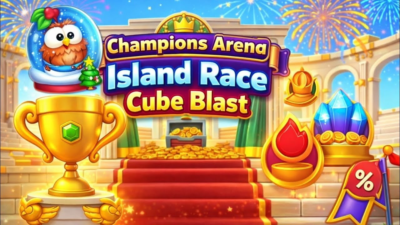 Royal Kingdom – Champions Arena Madness + Island Race & Cube Blast!