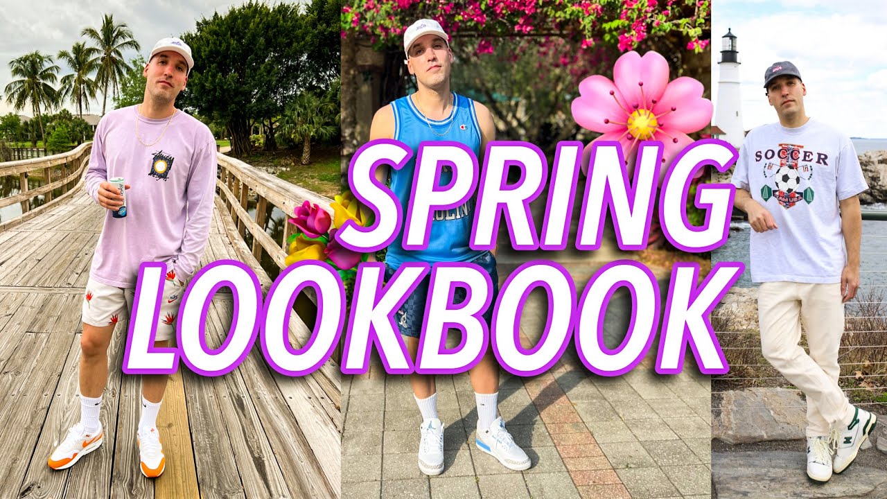 SPRING / SUMMER LOOKBOOK - How To Style Your Sneakers! Men’s Fashion Tips For Sneakerheads