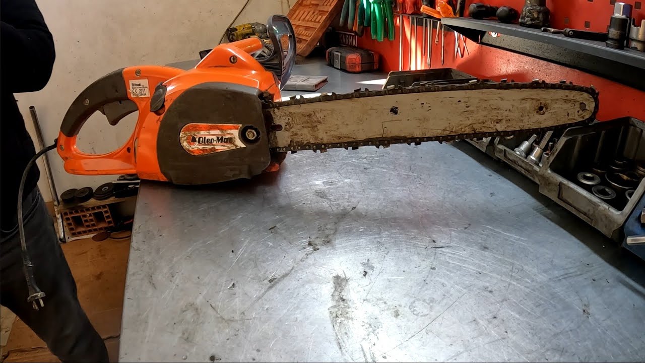 Elektrikli Testere Çalışmıyor / Oleomac  Elektrikli Testere Getirdiler Şimdi Ben Nasıl yapayım
