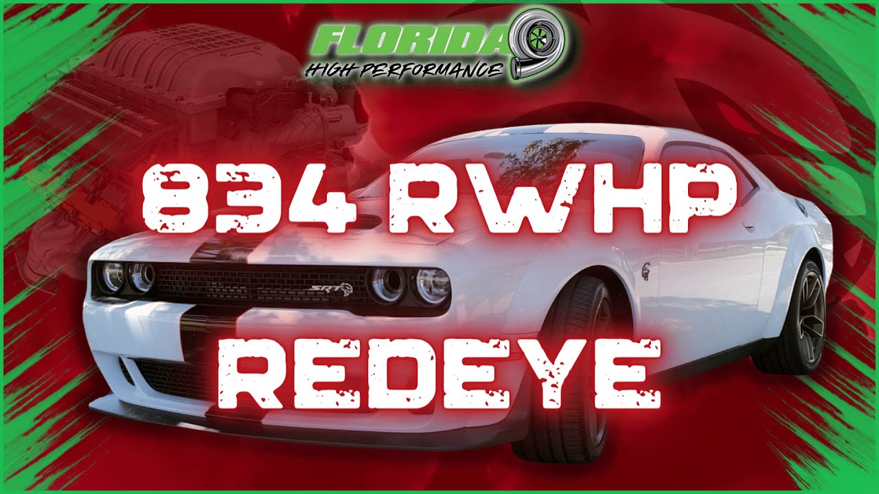 Bolt-On 834 Horsepower Dodge Challenger Hellcat Redeye