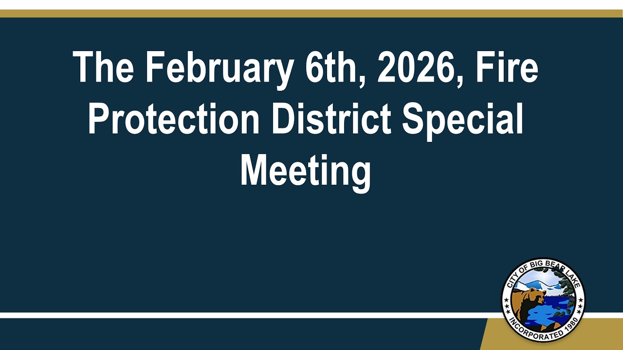 Fire Commission Meeting - February 6, 2026