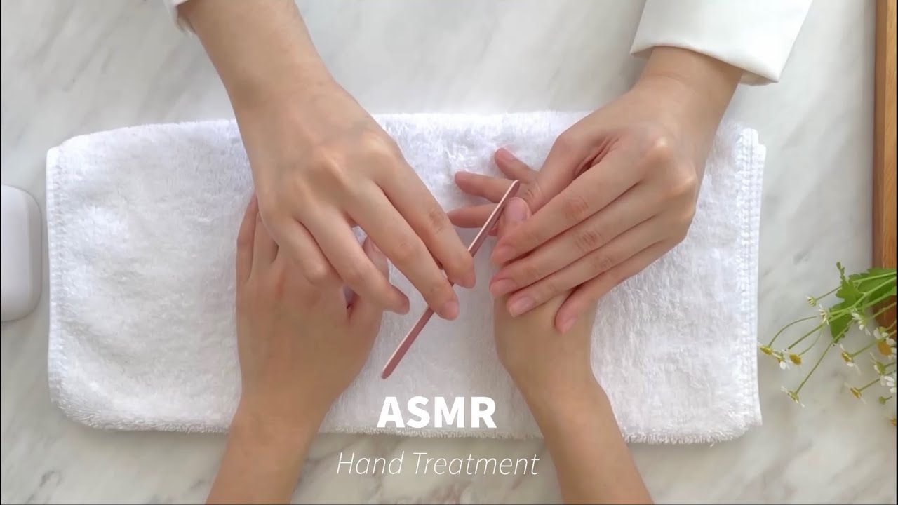 Hand Massage ASMR for sleep💤Spray, Arm Massage, Hand Treatment, spa & Nail Care asmr💅🏻 No Talking