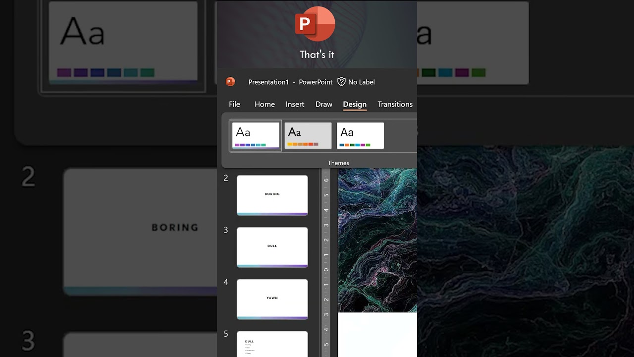 Применение единого дизайна ко всем слайдам &mdash; советы по PowerPoint