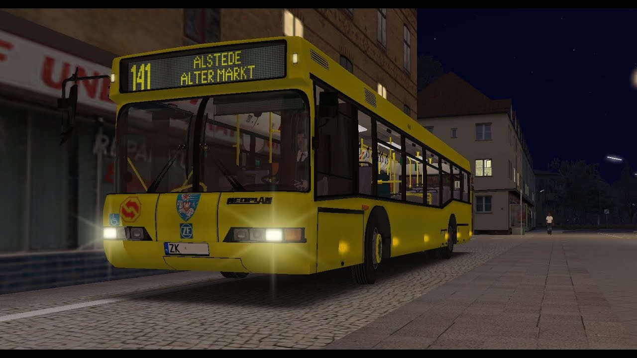 OMSI 2. Map Winsenburg, Routes 140/141, Neoplan N4016